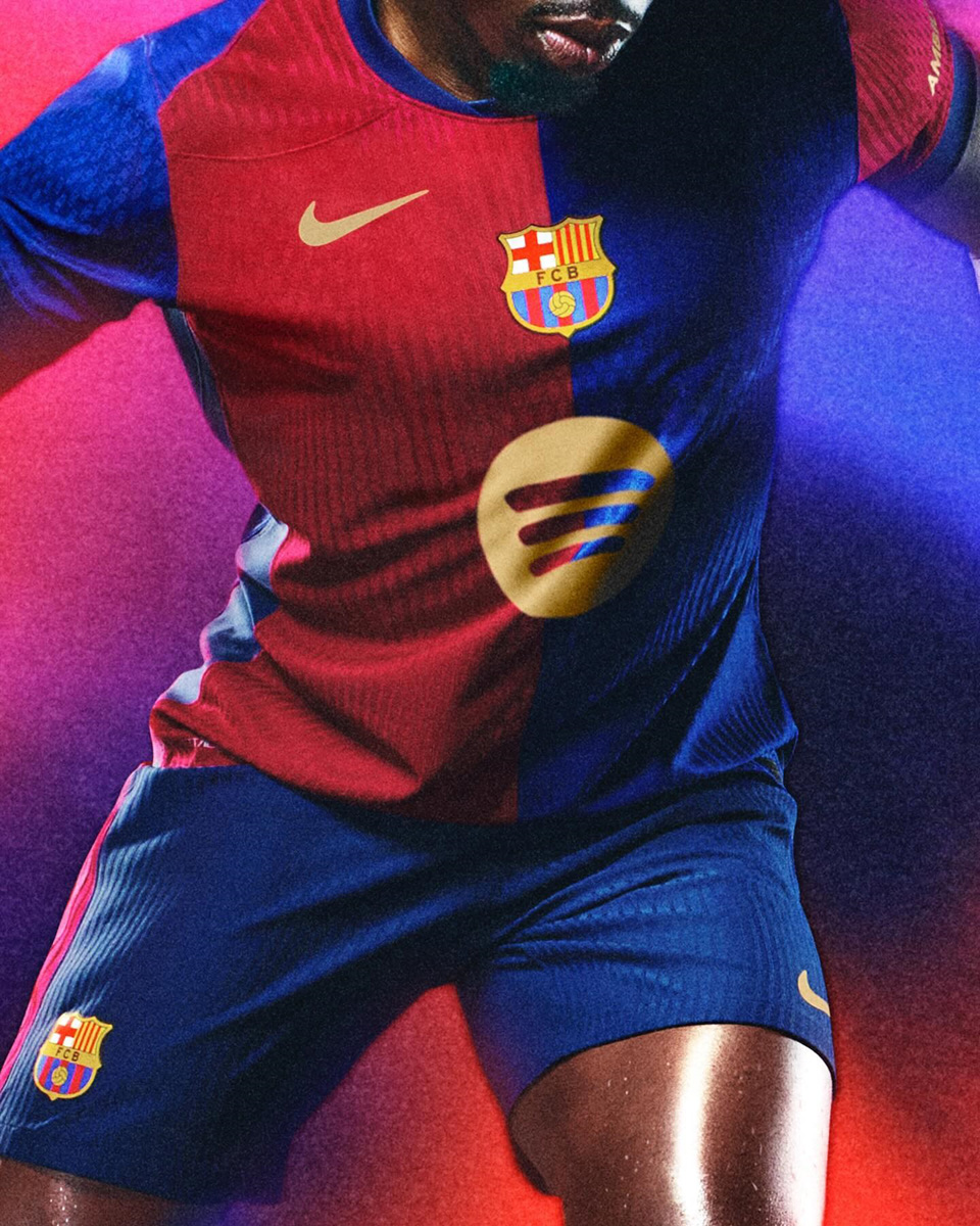 Áo đấu sân nhà Barcelona cho mùa giải 2024-25