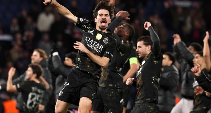 PSG Crush Chelsea 5-2 in Champions League Last-16 Opener
