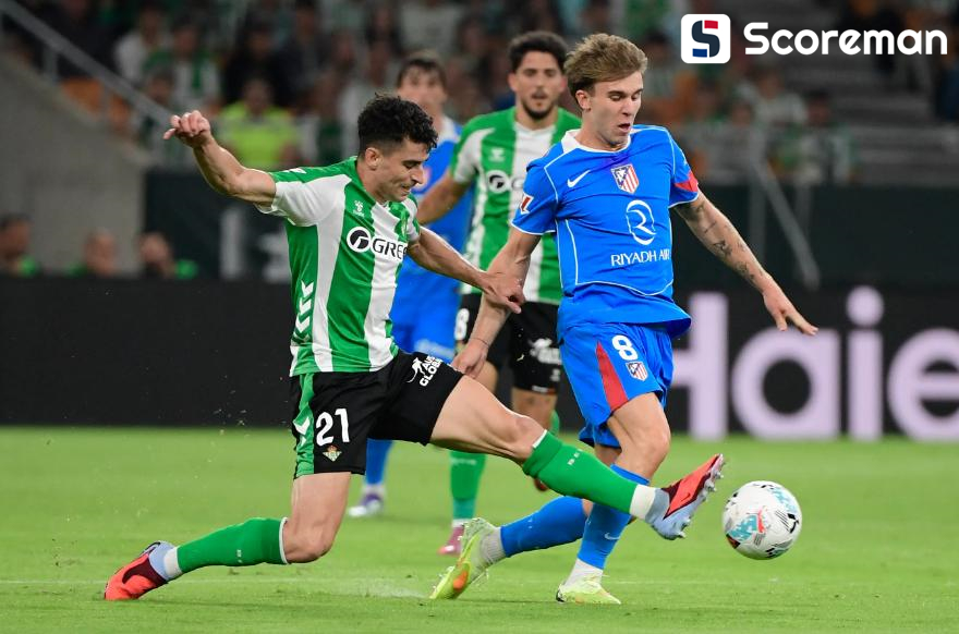 아틀레티코, 베티스 2-0 꺾고 라리가 4위로 점프