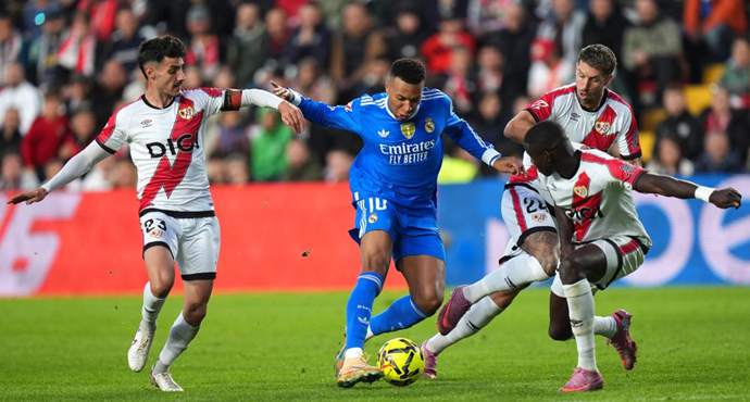 สะดุด! เรอัลมาดริดเจ๊าบาเยกาโน 0-0 ทำสถิติชนะ 4 นัดรวดพัง