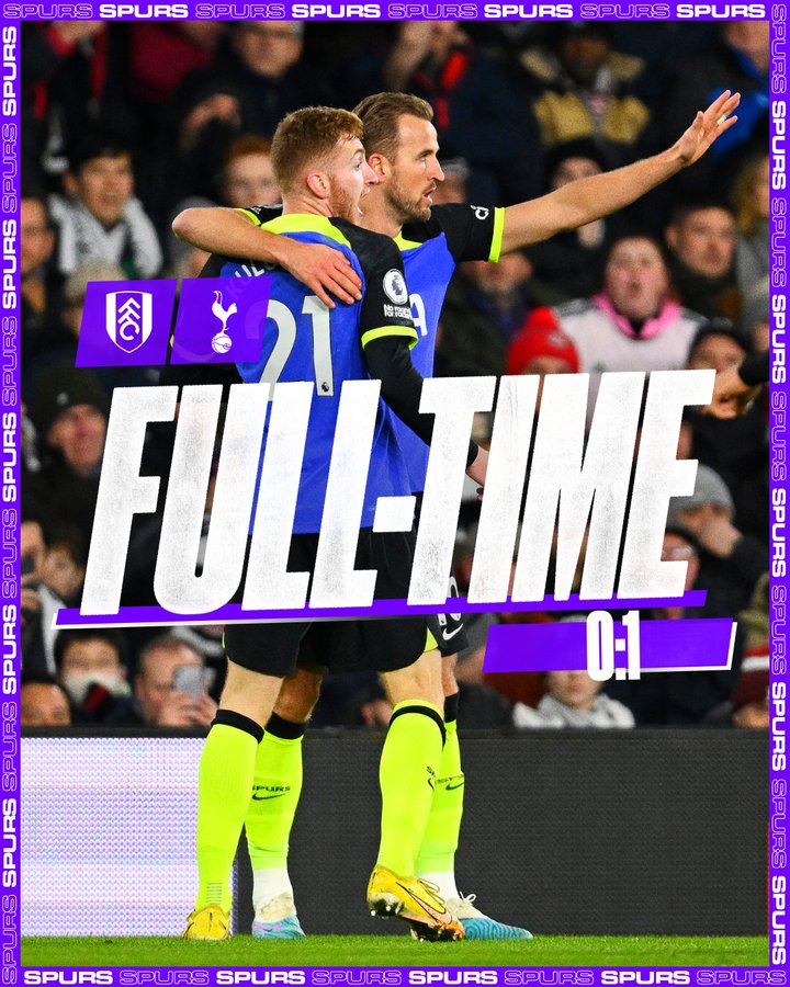 Highlights: Fulham 0-1 Tottenham