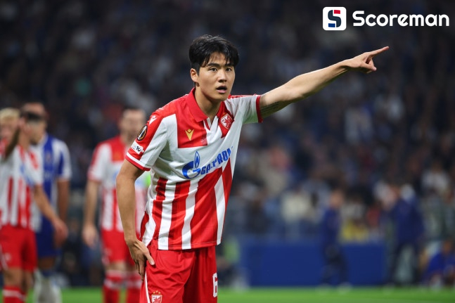 '설영우 풀타임' 즈베즈다, 브엘세바에 0-2완패…UCL 본선 무산