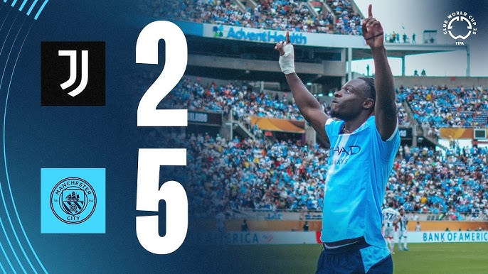 3 trận thắng liên tiếp và ngôi đầu bảng đã tiến xa! Manchester City 5-2 Juventus tiến vào hiệp đấu đầu tiên.