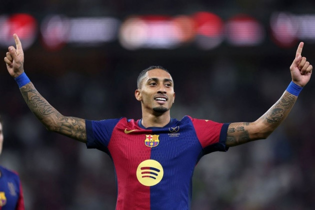 ​Raphinha thăng hoa ở Barcelona: Ứng cử viên số 1 cho Quả Bóng Vàng 2025