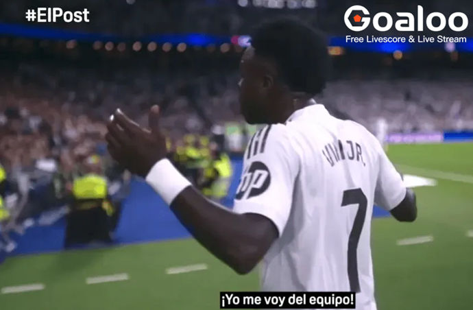 DAZN: Vinícius Lashes Out at Alonso After Substitution, Says He Wants to Leave Real Madrid