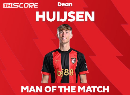 เฮเซ่ คว้ารางวัลผู้เล่นยอดเยี่ยมประจำเกม บอร์นมัธ พบ สเปอร์ส หลังยิงประตูชัย