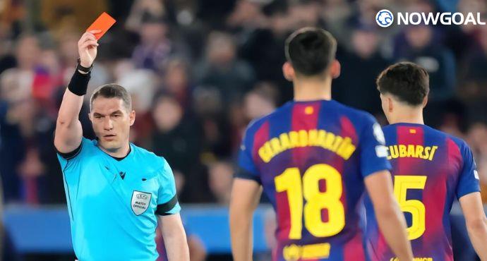 Barcelona vs Atlético Madrid: Pau Cubarsí Sent Off After VAR Review Sparks Debate