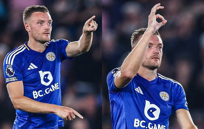 Jamie Vardy vừa dạy cho Solanke và Tottenham một bài học