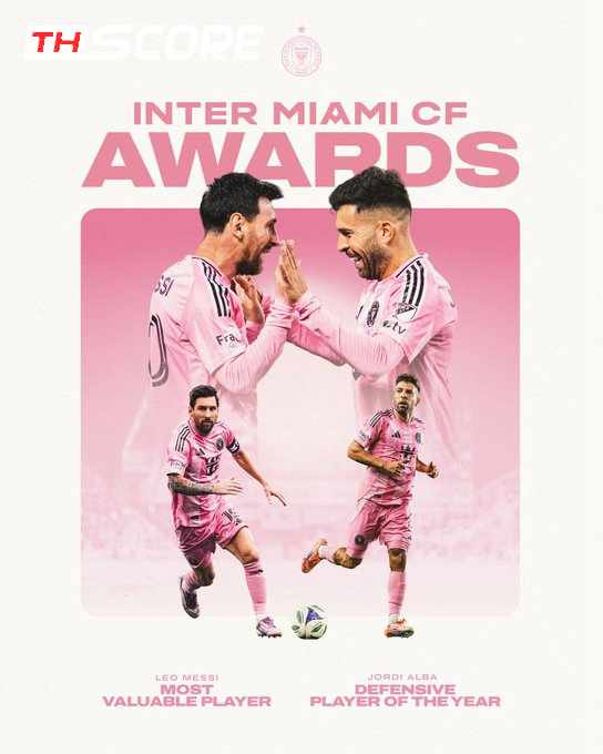 ​เมสซี่ ผงาด MVP อินเตอร์ ไมอามี 2025 อัลบา คว้ายอดเยี่ยมเกมรับ