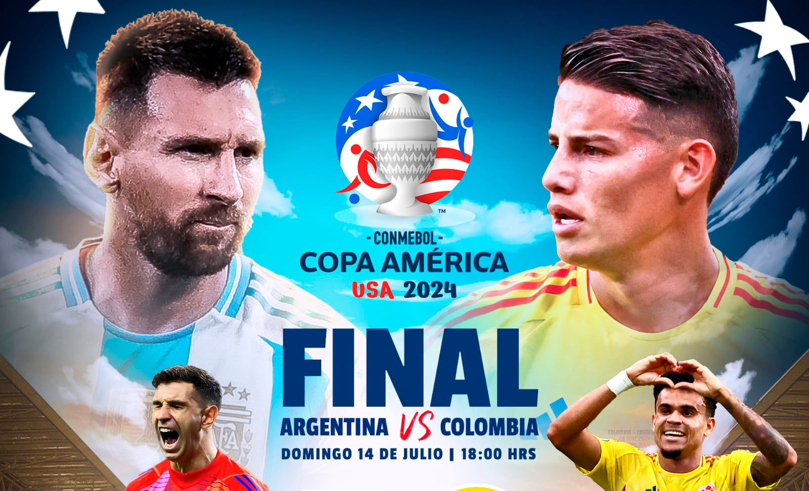 The Copa America final has been postponed by another 15 minutes and may be delayed even longer