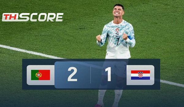 โปรตุเกสเฉือนโครเอเชีย 2-1 ช่วงต่อเวลา! โรนัลโด้ยิงจุดโทษประตูแรกในรอบน็อกเอาต์ ก่อนรามอสโหม่งชัย พาทีมลิ่วรอบ 16 ทีม