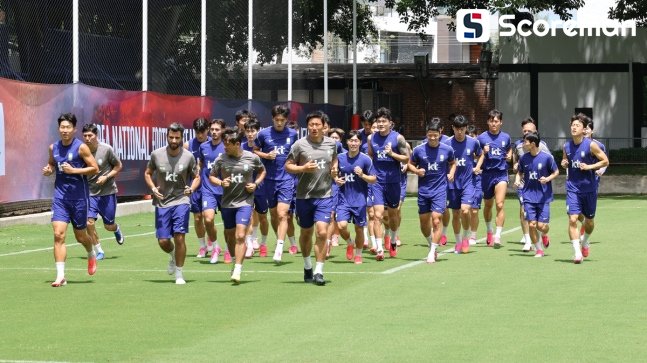 ‘전면 비공개’ 홍명보호 훈련장에 나타난 불법 드론…현지 경찰 수사 착수