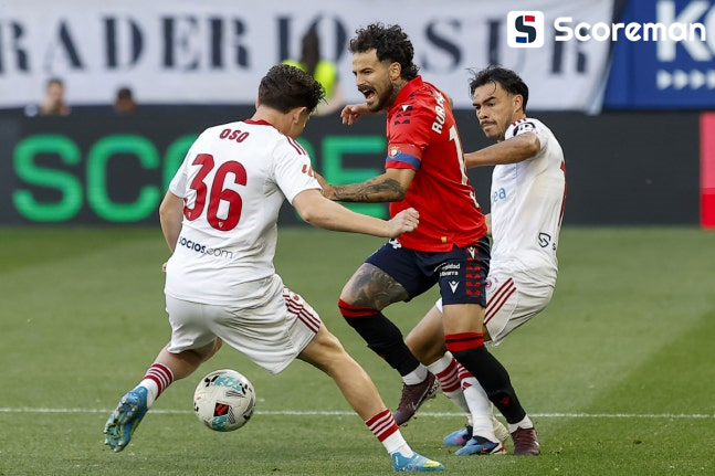 세비야, 오사수나에 1-2패배...라리가 18위 추락→25년만에 강등 대위기