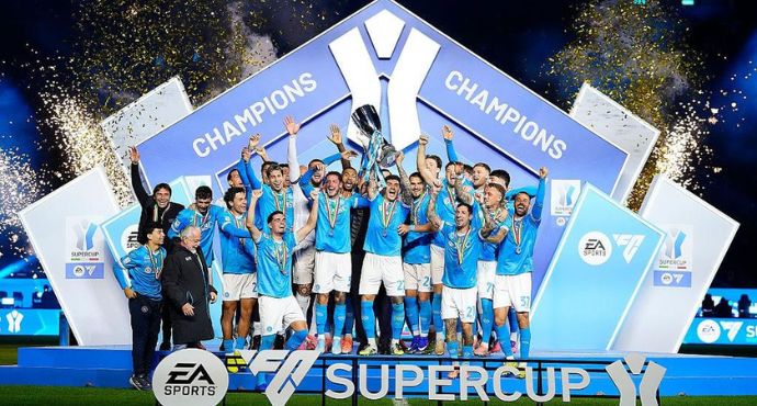 Napoli Clinches Supercoppa Italiana with Dominant 2-0 Win Over Bologna