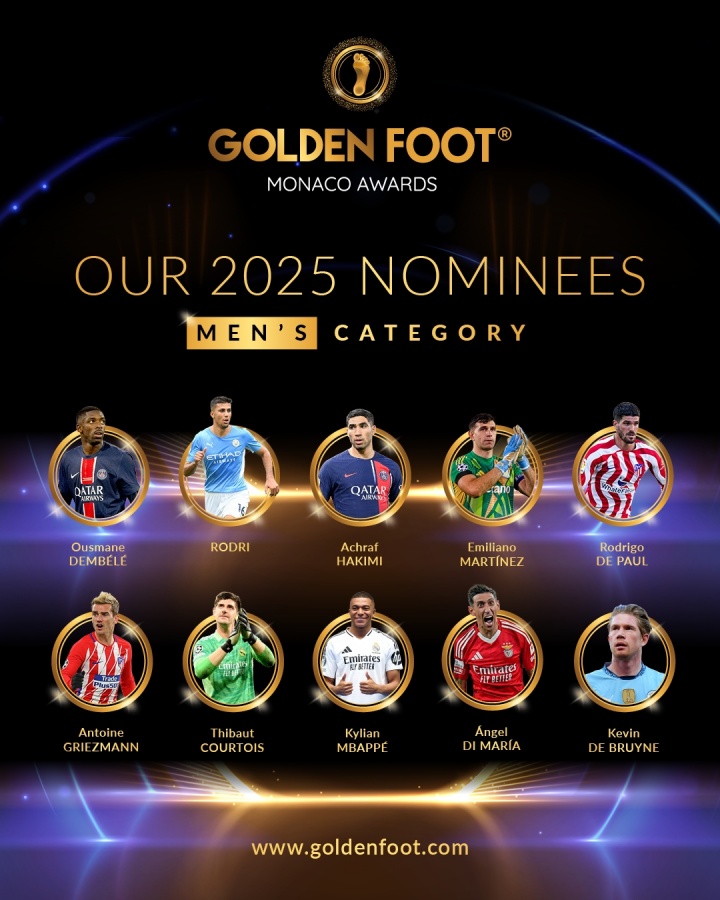 ​ทางการ! 'กรีซมันน์' ผงาดคว้ารางวัล Golden Foot 2025