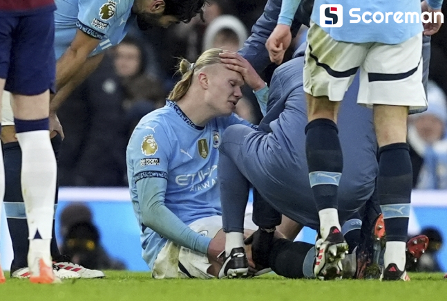 부상 우려됐던 맨시티 홀란, SNS에 먹는 사진으로 셀프 건강 증명