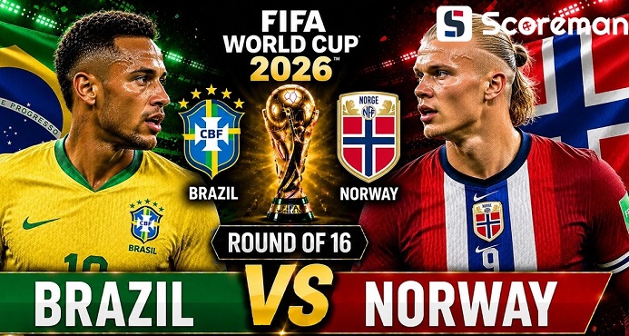 7월6일 월드컵 16강전 - 브라질 VS 노르웨이 해외축구 분석 프리뷰