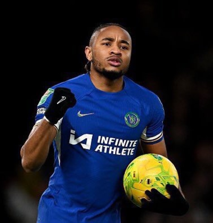 Nkunku kit is now already dressed! 🎈🎈