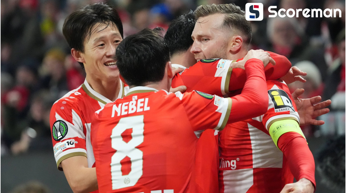 이재성 1도움·PK 유도 맹활약…마인츠, UECL 16강 진출