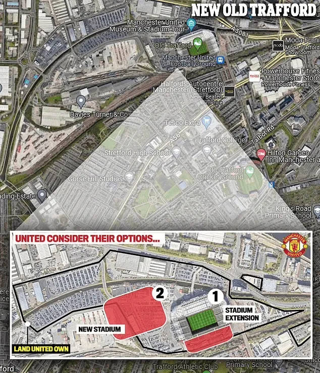 Daily Mail: Manchester United sẽ phá hủy hoàn toàn Old Trafford nếu quyết định xây dựng sân vận động mới