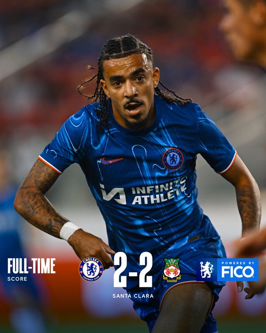 Kết quả giao hữu CLB: Chelsea FC 2-2 Wrexham