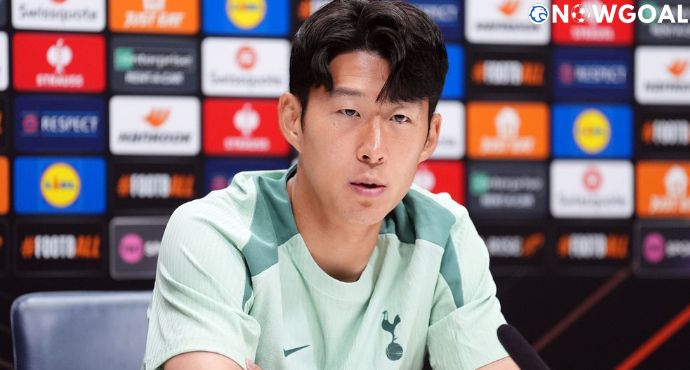 Tottenham Hotspur captain Son Heung-min attended a press conference