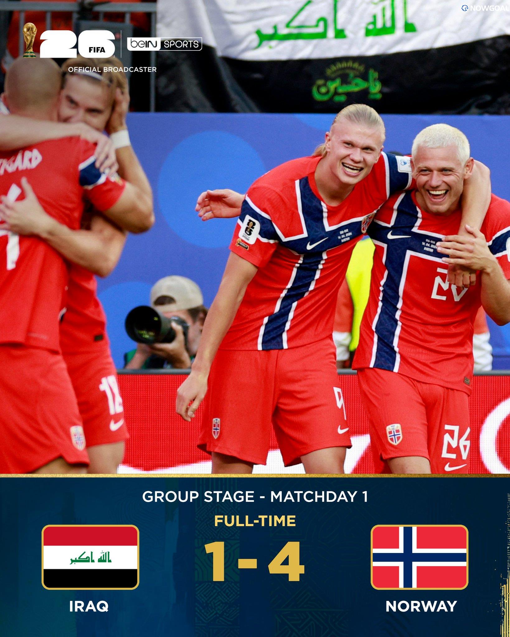 Norway 4-1 Iraq: Haaland Scores Twice as Vikings Begin World Cup Campaign in Style