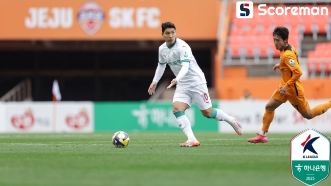 대전, 제주 꺾고 3연승…주민규 시즌 5호골