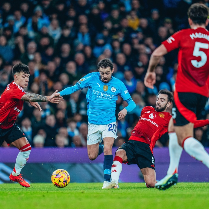 Man City vs Manchester United Highlight Photos