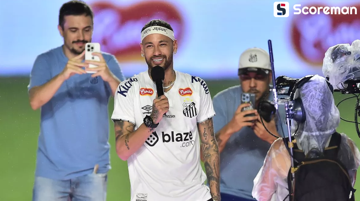 12년만에 산투스경기 출전 네이마르 “말로 표현할 수 없는 느낌”