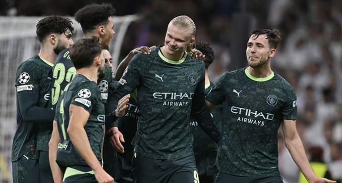 ยูฟ่าแชมเปียนส์ลีก - เรอัล มาดริด 1-2 แมน ซิตี้