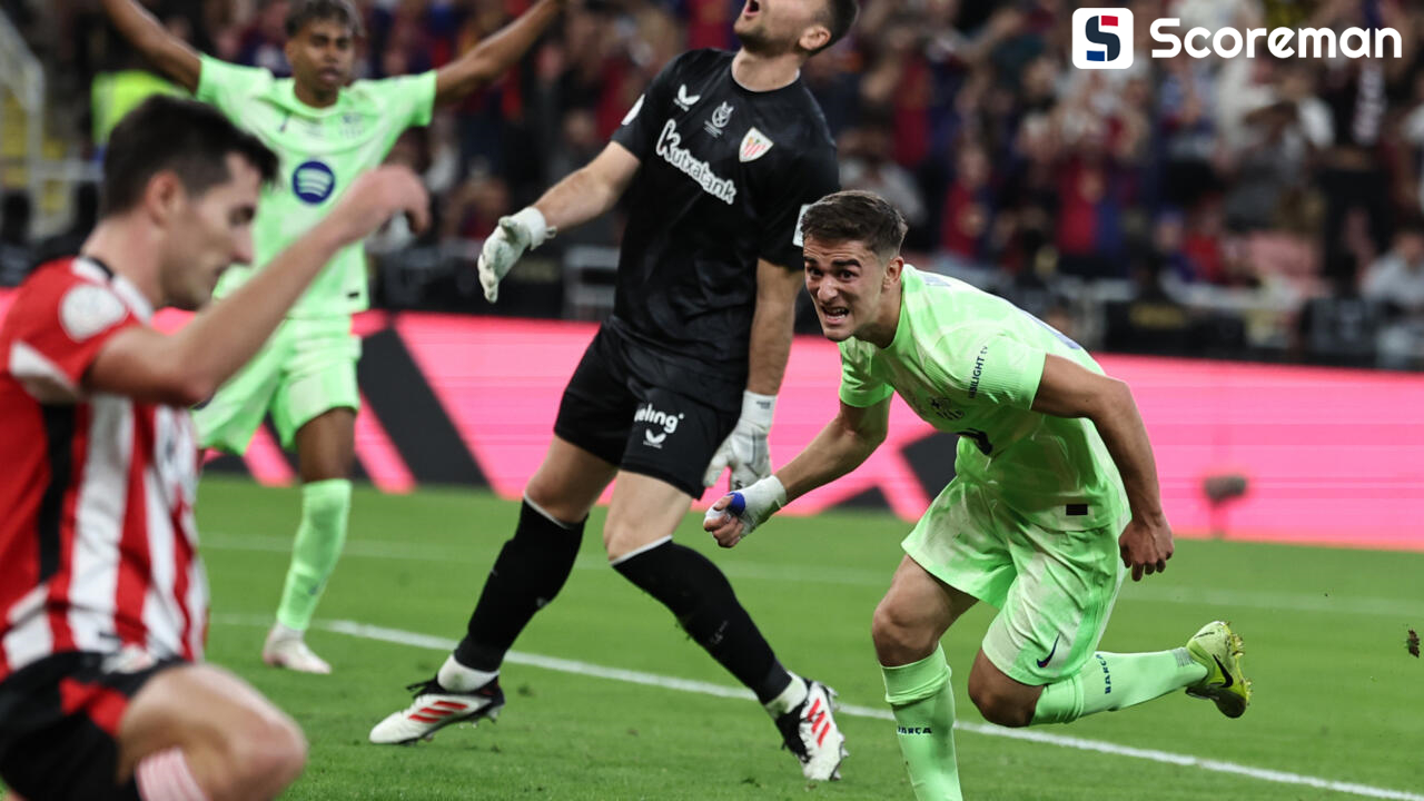바르셀로나, 2-0 빌바오 꺾고 결승행! 부상에서 돌아온 가비, 14개월 만에 감동적인 골…