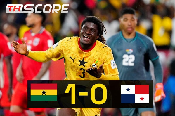 ​กานาเฉือนปานามา 1-0! ดาวรุ่งวัย 20 ซัดชัยนาที 95 ทำปานามาพลาดแต้มแรกประวัติศาสตร์