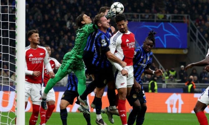 Controversial Penalty Sinks Arsenal in San Siro Struggle