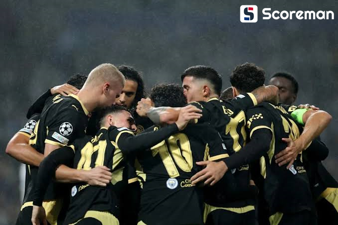 홀란드, 분노 뒤 멀티골 폭발...맨시티, 포르투에 2-0 승리