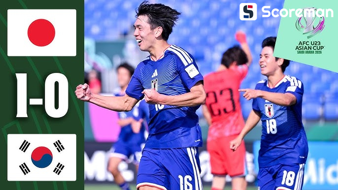 한국, 2살 어린 일본에 0-1 패배... U-23 아시안컵 결승 진출 좌절