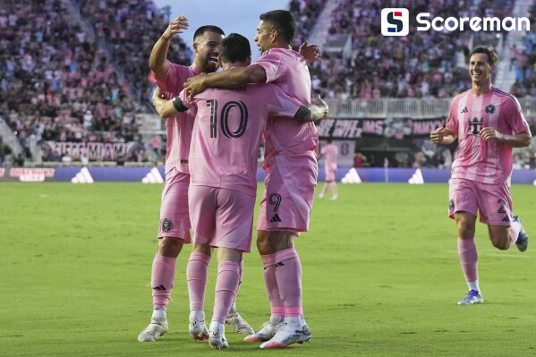 인터 마이애미, 내슈빌SC 2-1 꺾고 MLS 5연승... 메시 '5경기 연속 멀티골' 작렬→MLS 득점 1위 등극