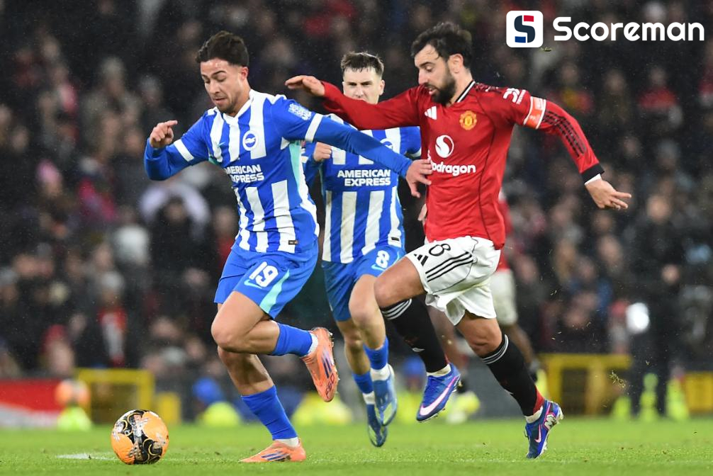 맨유, 브라이튼에 1-2 패배… 12년 만에 FA컵 64강 탈락