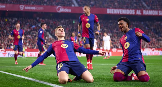 Sevilla 1 - 4 FC Barcelona: Barça Close in on LaLiga Leaders