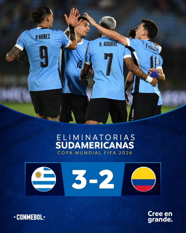 Phút 100 giây 3! Ugarte ghi bàn thắng muộn nhất trong lịch sử vòng loại World Cup khu vực Nam Mỹ.