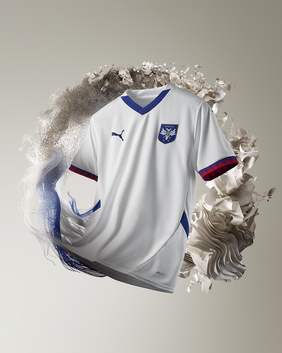 ​Áo đấu sân nhà và sân khách của ĐTQG Serbia cho EURO 2024
