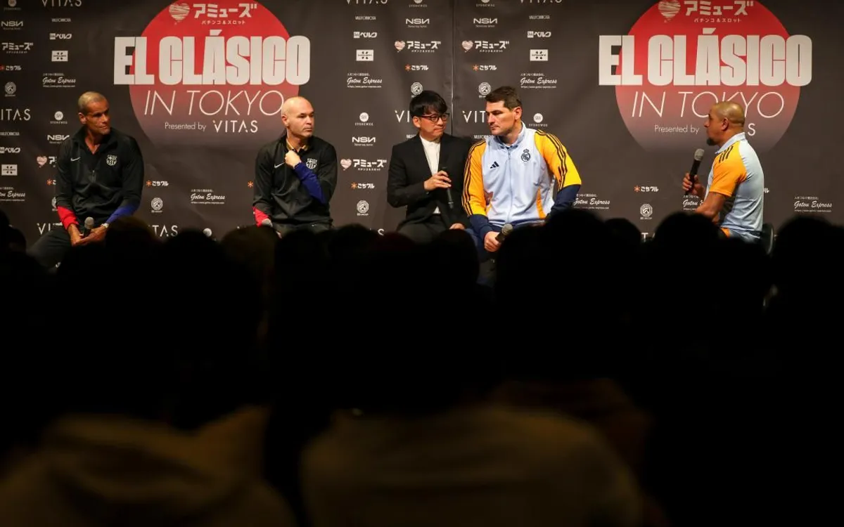 Tokyo Prepares for Barça Legends Match Against Real Madrid Leyendas