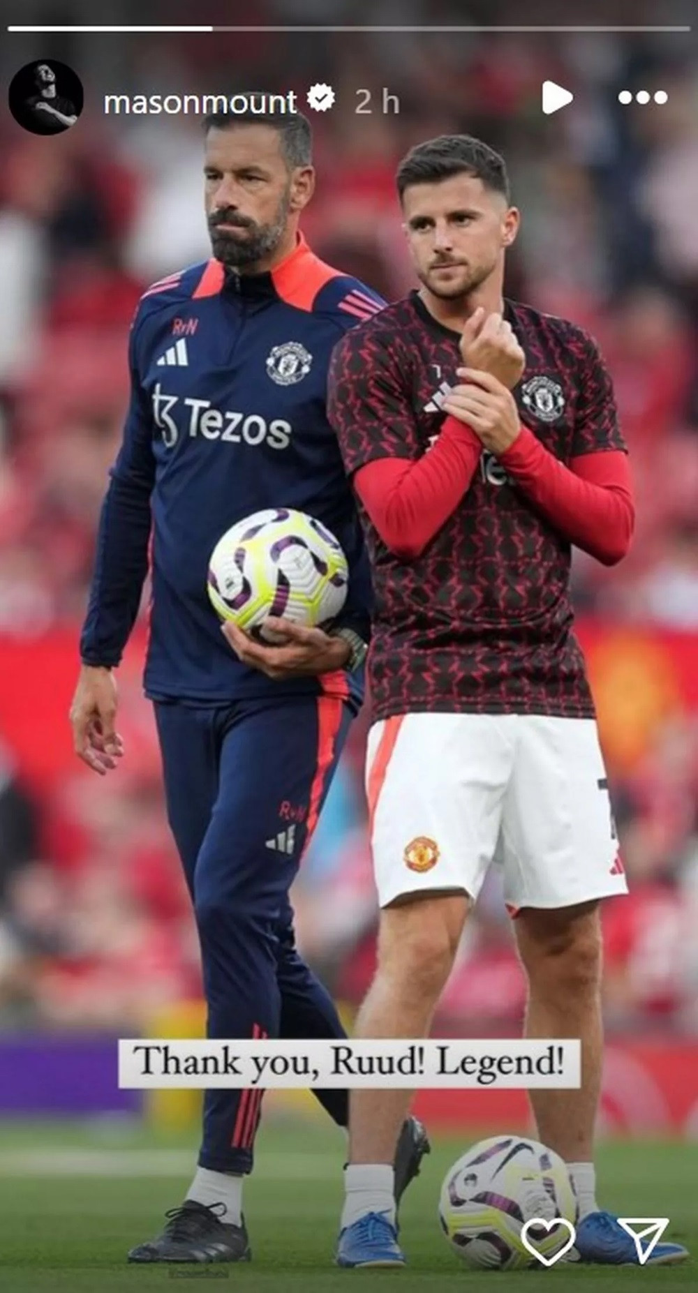 ​Mason Mount Gửi Thông Điệp Tri Ân Van Nistelroo