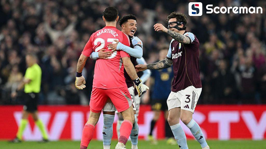 '맥긴-베일리 연속골' 아스톤 빌라, 릴에 2-0 완승...합계 스코어 3-0으로 UEL 8강 진출