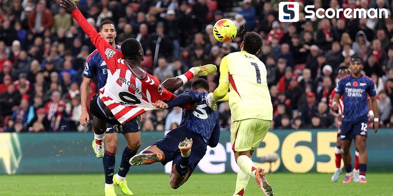 '승격팀' 선덜랜드, 선두 아스널과 극장 무승부… 상위권 경쟁 계속