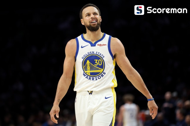 커리, 무릎 부상 딛고 26점 맹활약…미네소타 5연패 수렁