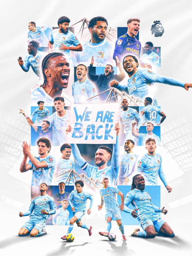 '램파드 매직' 코번트리, 25년 만에 EPL 승격 확정