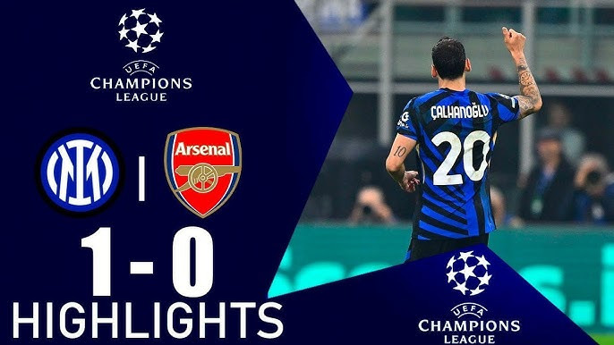 Kết quả Inter Milan 1-0 Arsenal| Merino bóng chạm tay tặng quả phạt đền, Calhanoglu thực hiện thành công