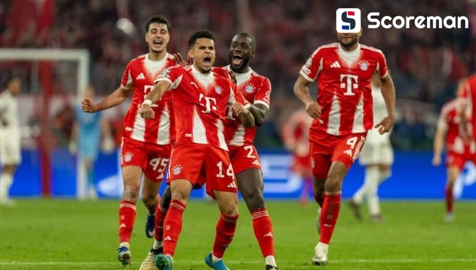 뮌헨, 레알에 4-3 난타전 승리 → UCL 준결승행…'김민재' 뮌헨vs'이강인' PSG 코리안더비