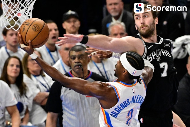 NBA 오클라호마시티, 서부 결승 5차전 승리…2년 연속 파이널 진출까지 '1승'